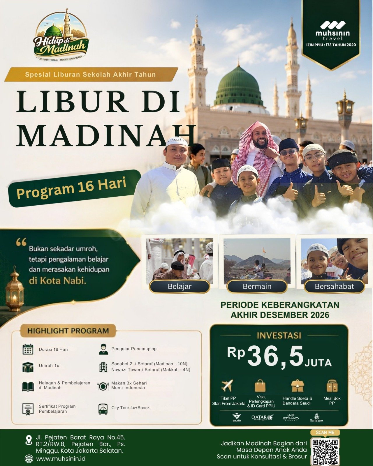 Paket Libur di Madinah